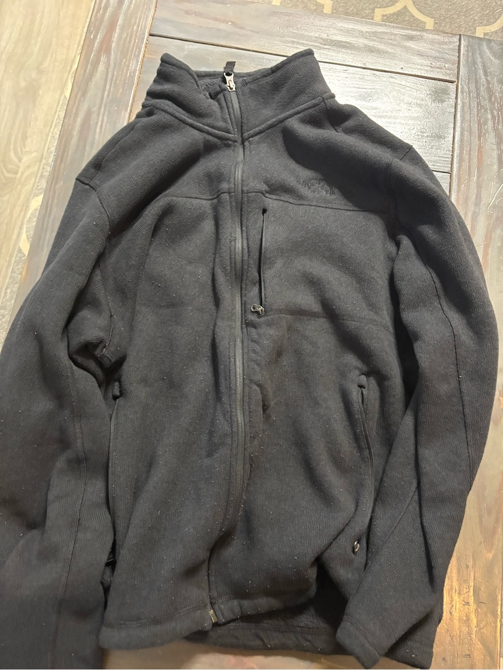 The North Face Black Full-Zip Fleece Jacket